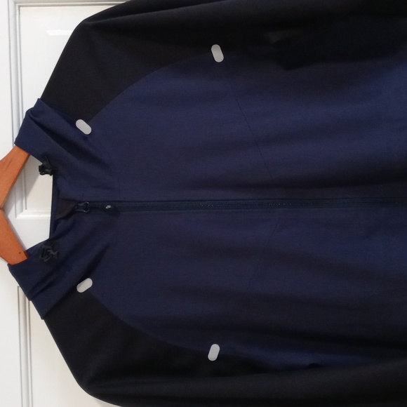 🌀2009 Nike🌀 - Blue/Black Laser Tech Runner Hooded Jacket - Picture 4 of 16